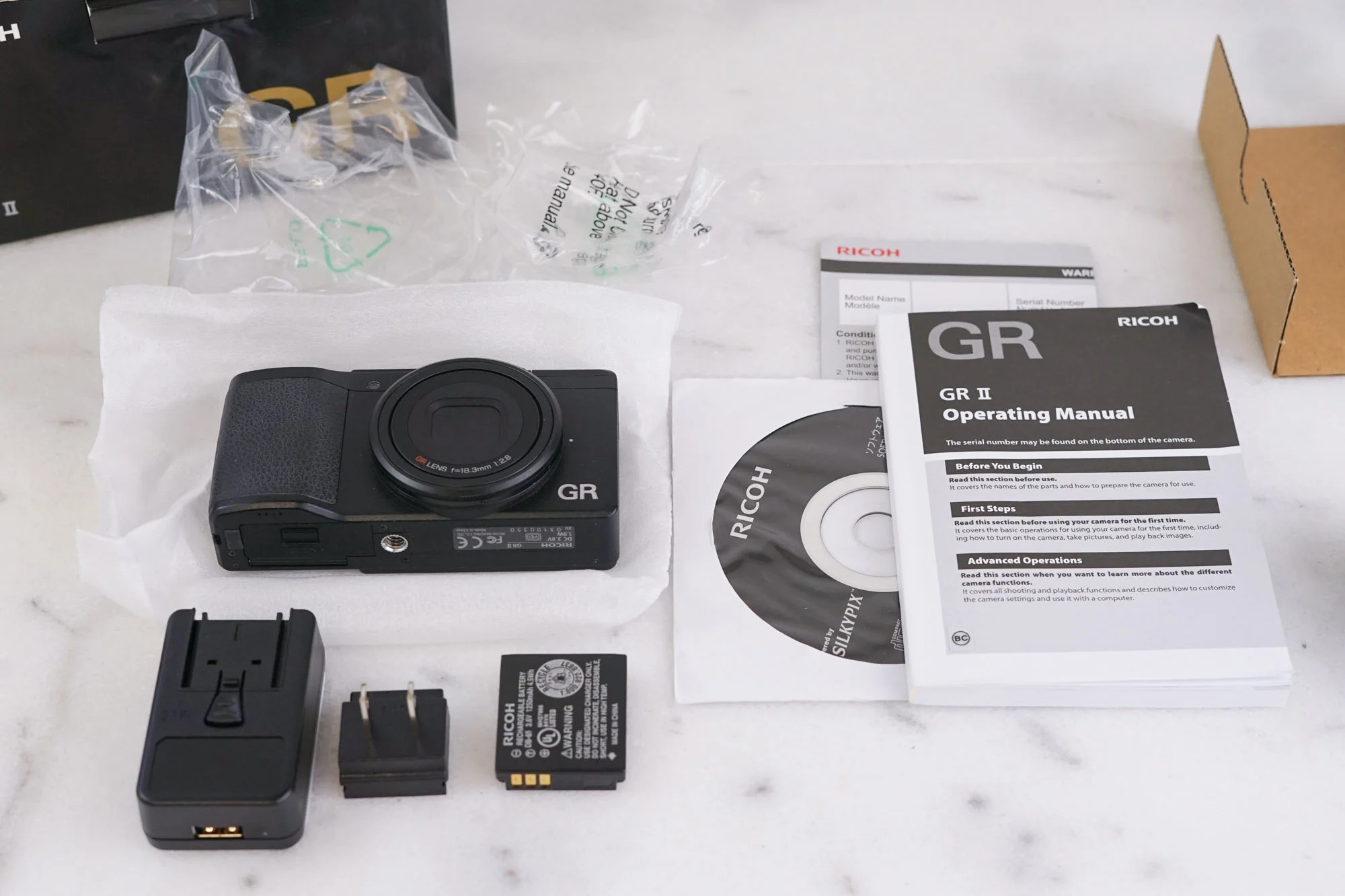 Ricoh GR II 16.2 MP Compact Premium Digital Camera with Original